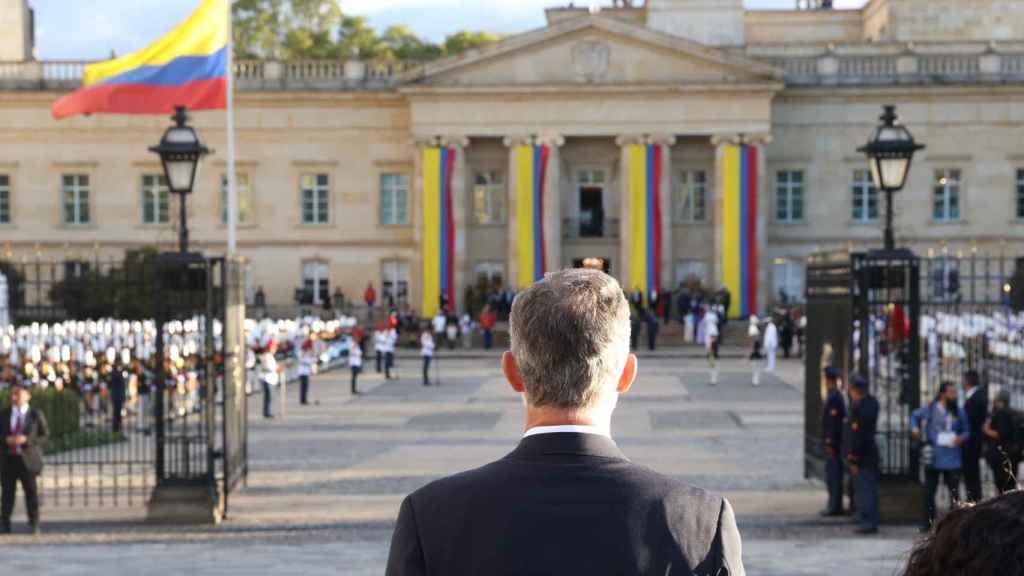 Felipe VI en la investidura de Gustavo Petro como presidente de Colombia
