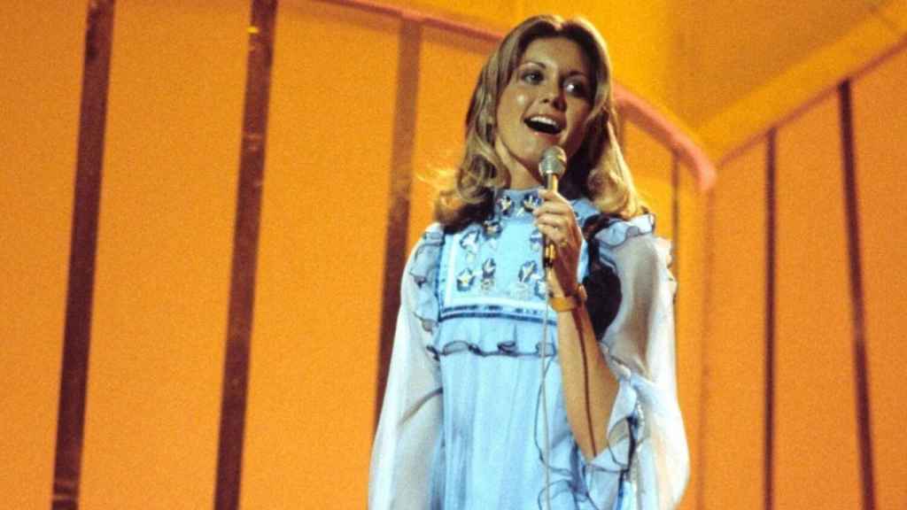 Olivia Newton-John en Eurovisión en 1974