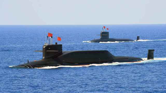 Submarino Tipo 094 (clase Jin) en el mar de la China Meridional