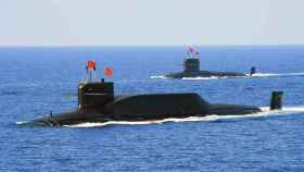 Submarino Tipo 094 (clase Jin) en el mar de la China Meridional