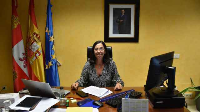 Alicia Villar, nueva subdelegada del Gobierno en Valladolid, en su despacho durante la entrevista.