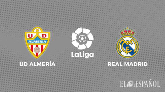 Cartel partido UD Almería - Real Madrid de La Liga 2022/2023