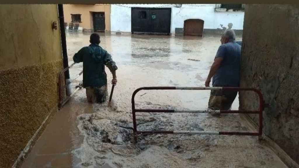 Inundaciones en Castelnou de julio de 2022.