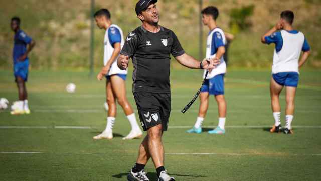Pablo Guede, entrenador del Málaga CF