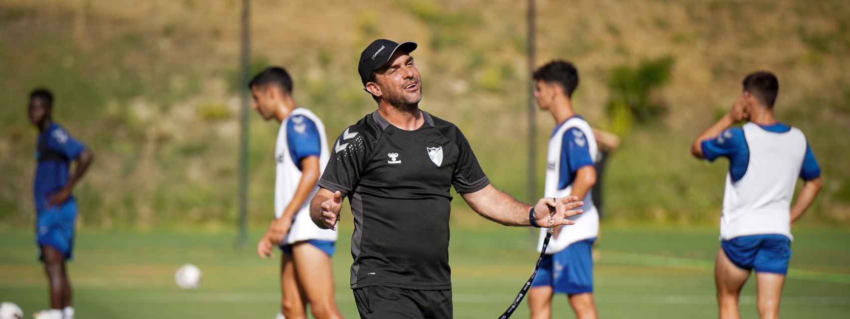 Pablo Guede, entrenador del Málaga CF