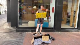 Diego Moyano, el joven violinista de Valladolid