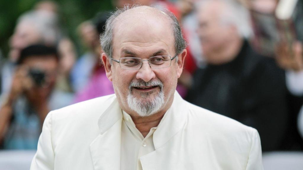 Salman Rushdie. Foto: Christopher Drost / SHIFT digital / DPA