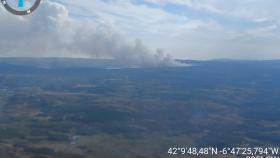 Activo un nuevo incendio en La Pola de Gordón, en la provincia de León