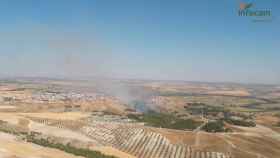Declarado un incendio en Añover de Tajo (Toledo) y extinguido el de Cañamares (Cuenca)
