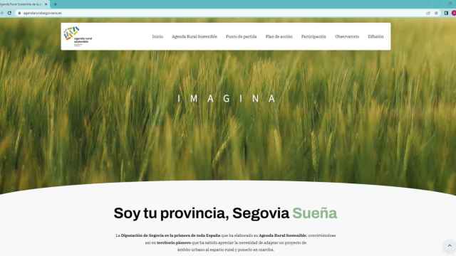 Imagen de la web de la Agenda Rural Sostenible de Segovia.