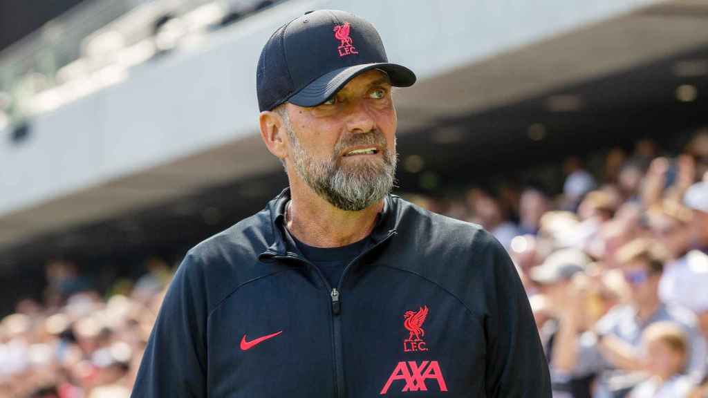 Jürgen Klopp, en un partido del Liverpool de la temporada 2022/2023