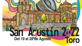 Cartel oficial de las Fiestas de San Agustín 2022 en Toro