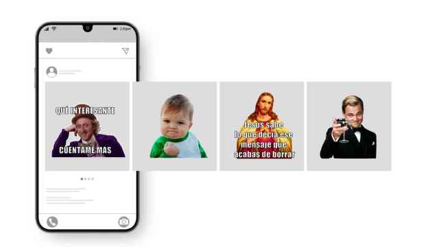 Los 'stickers' como forma de comunicación: cuando Villarejo o Jesucristo saben que has borrado un mensaje