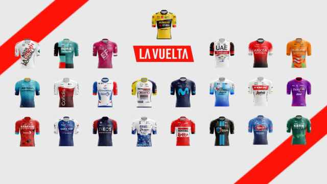 Los maillot de los equipos de La Vuelta 2022.