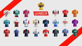 Los maillot de los equipos de La Vuelta 2022.