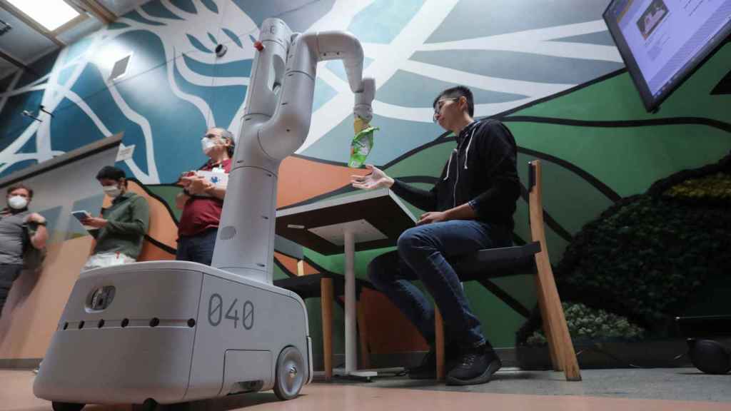 Robot en la demostración de Mountain View.