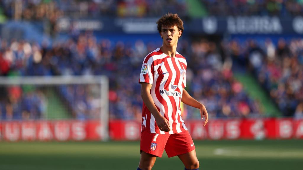 Joao Félix durante el Getafe - Atlético de Madrid.