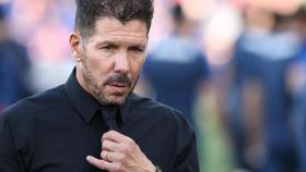 Diego Pablo Simeone, en un partido del Atlético