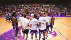 Imagen de un partido del UEMC Real Valladolid Baloncesto durante la pasada temporada.
