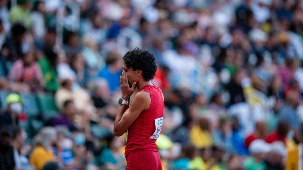 Mohamed Katir en los Mundiales de Atletismo de Eugene 2022