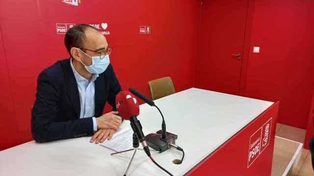 El secretario general del PSOE de Salamanca, David Serrada.