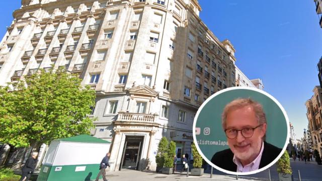 Manuel Saravia y el edificio en el que se ubican los trasteros