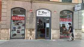 Imagen de un escaparate de una tienda de Valladolid