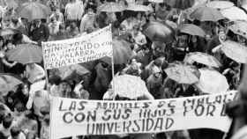 Manifestación por la Universidad de Málaga.