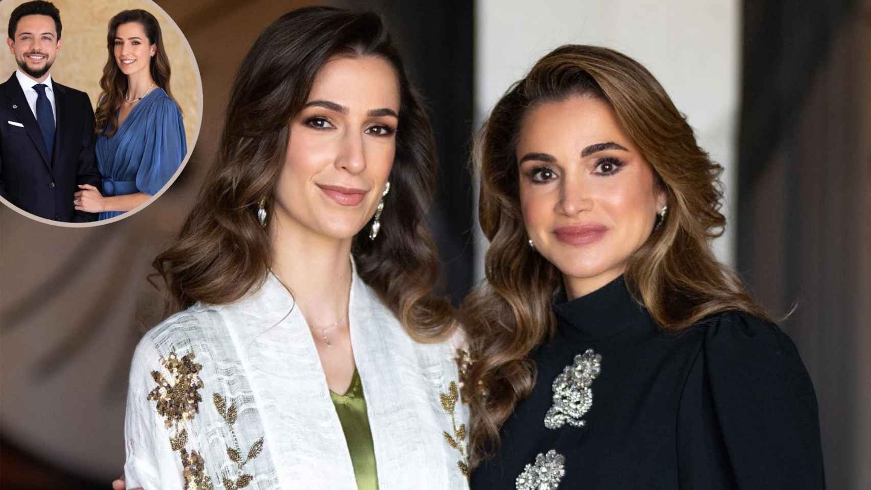 Los 'looks royal' de la semana: Rajwa Al Saif, la nuera de Rania de Jordania y su sucesora, se inspira en Kate Middleton