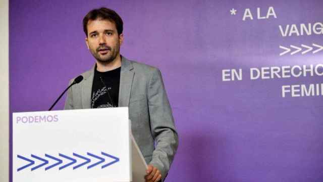 El diputado y coportavoz de Podemos Javier Sánchez Serna.