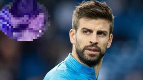 Gerard Piqué junto a su pareja, Clara Chía, en un montaje de El Español.