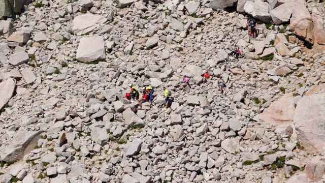 Rescate en la Sierra de Gredos a un montañero