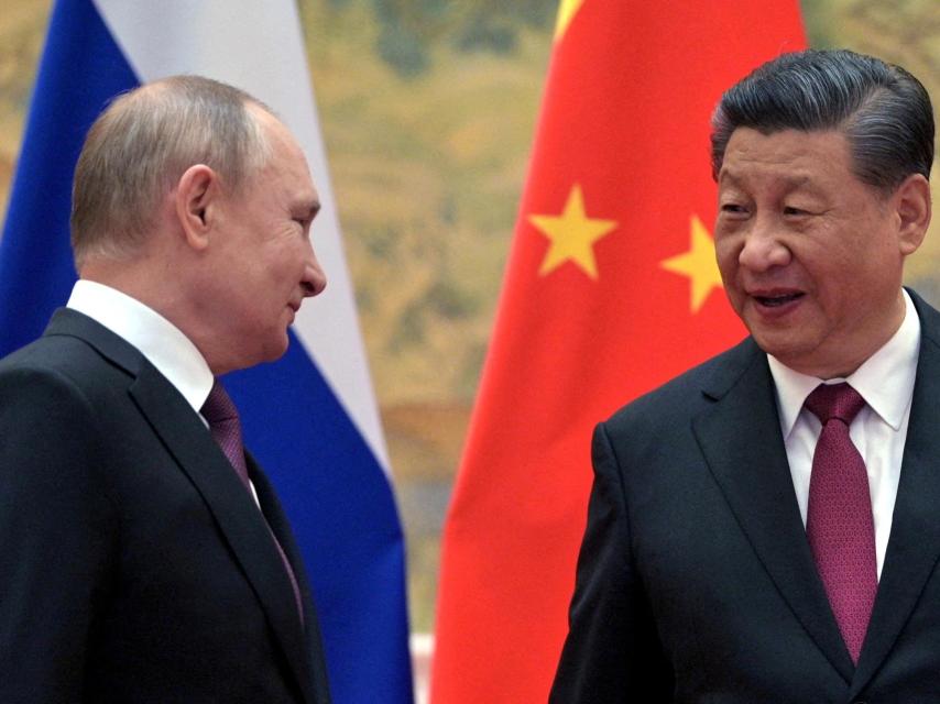 Vladmir Putin y Xi Jinping reunidos en Beijing el 4 de febrero de 2022