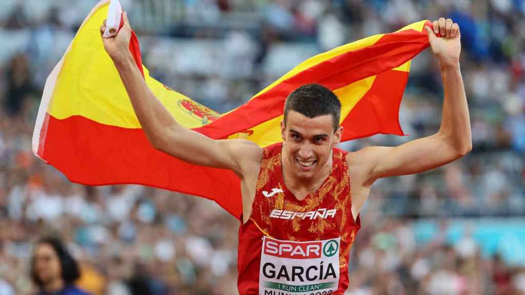 Mariano García, campeón de Europa en 800 metros