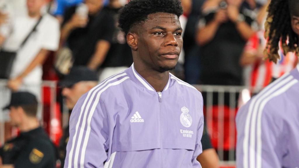 Aurélien Tchouaméni, with Real Madrid in the 2022/2023 season