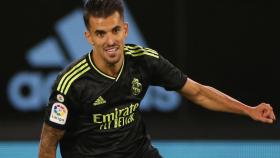 Dani Ceballos, en un partido del Real Madrid de la temporada 2022/2023