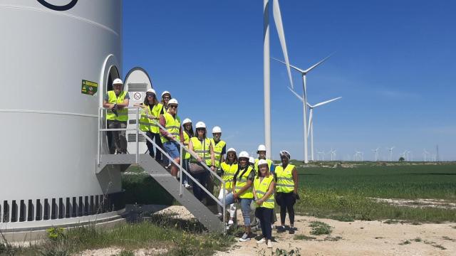 Alumnos de la Universidad de Florida visitan instalaciones renovables de Iberdrola en la provincia