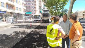 Renovación del firme del Paseo San Vicente