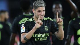 Fede Valverde, celebrando un gol con el Real Madrid