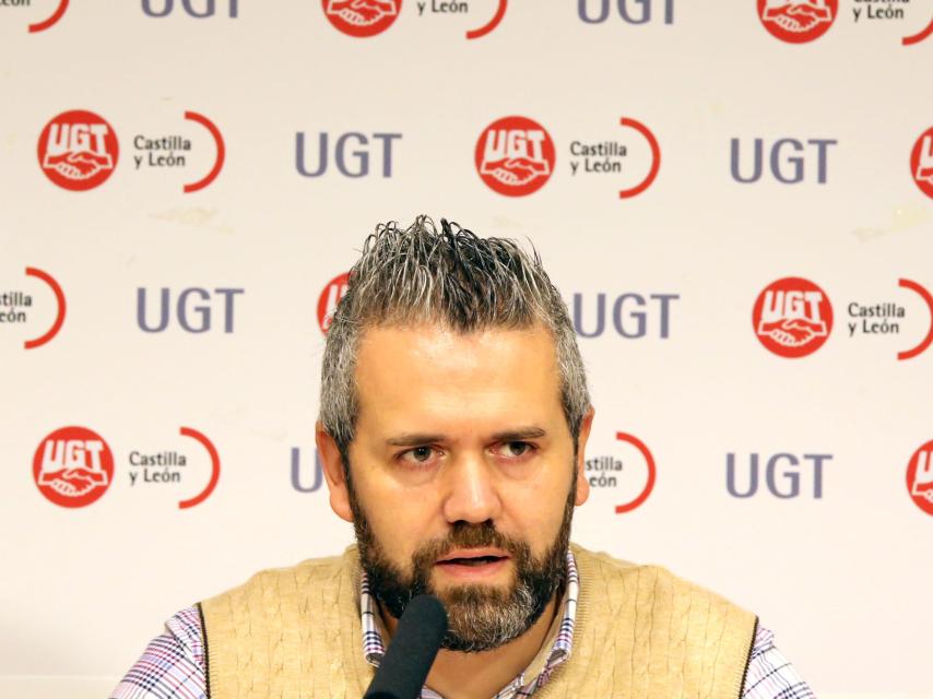 El secretario de Acción Sindical de UGT en Castilla y León, Raúl Santa Eufemia, en una imagen de archivo.