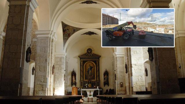 Iglesia de La Concepción en San Pedro de Latarce y las obras en Arroyo