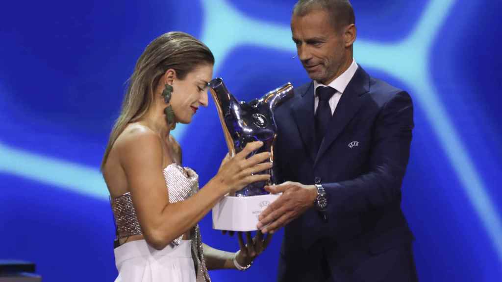 Alexia Putellas, tras recibir el premio a Mejor Jugadora del Año