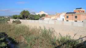 El cauce del río por Formentera del Segura.