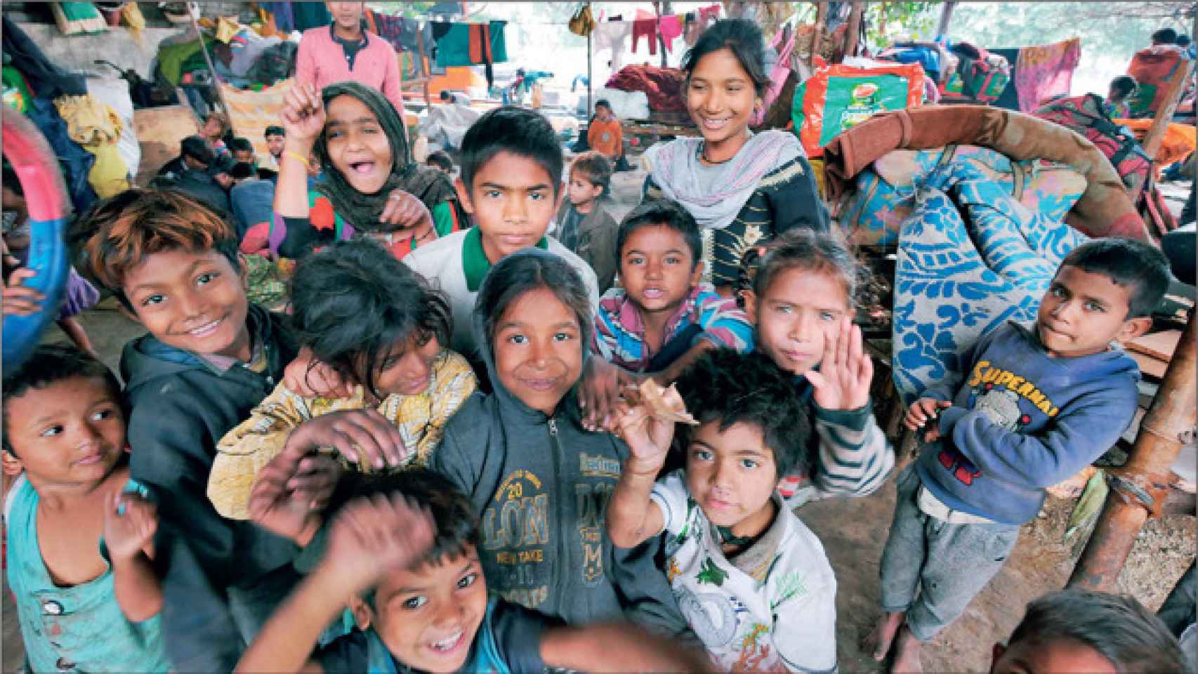 Los niños de algunas zonas de la India han sido los principales afectados.