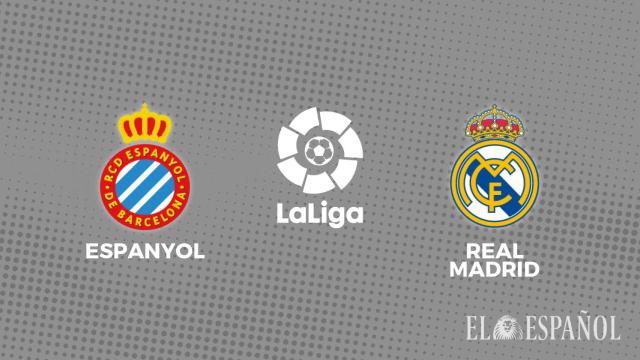 Cartel del Espanyol - Real Madrid de La Liga 2022/2023