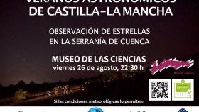 Cartel del Verano Astronómico de Castilla-La Mancha