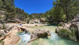 Paraje de Las Chorreras, en Enguídanos. Foto: Turismo CLM.