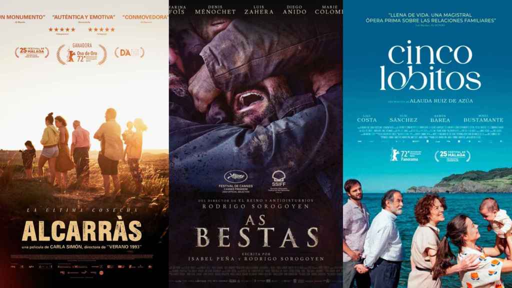 'Alcarràs', 'Cinco lobitos' y 'As Bestas' son las favoritas para mandar en las nominaciones a los Goya.