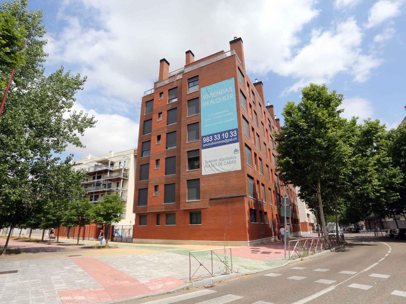 Un bloque de viviendas en alquiler en Castilla y León.