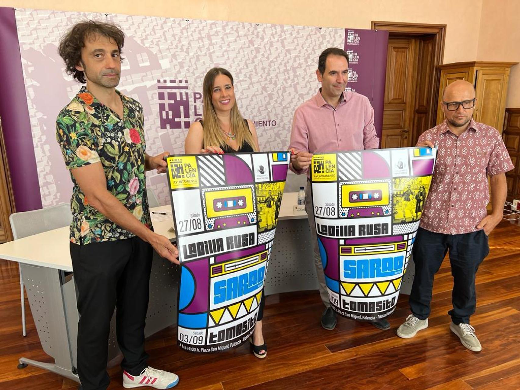 Presentación de los conciertos de Sarao Vermut para las fiestas de San Antolín 2022.